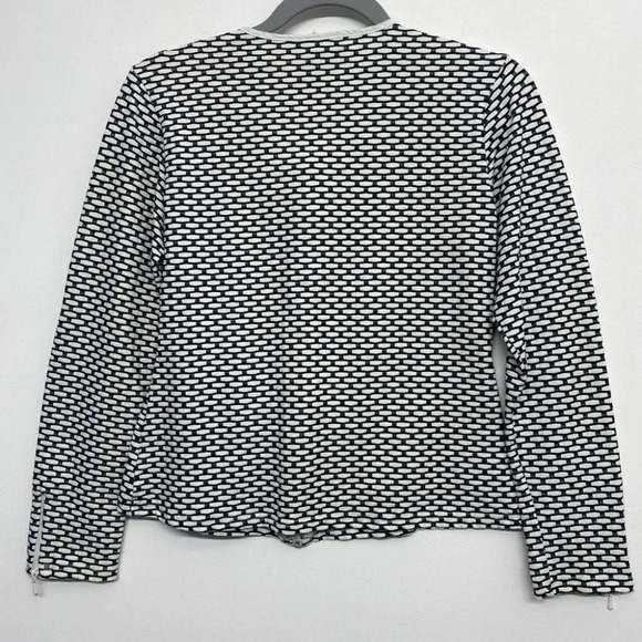 Rayure Paris Fall Zip Jacket Shirt Stretchy Long S - Picture 2 of 8